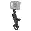 RAM® Handlebar U-Bolt Double Ball Mount with Action Camera Adapter