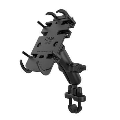 RAM® Quick-Grip™ Phone Mount with Handlebar U-Bolt Base