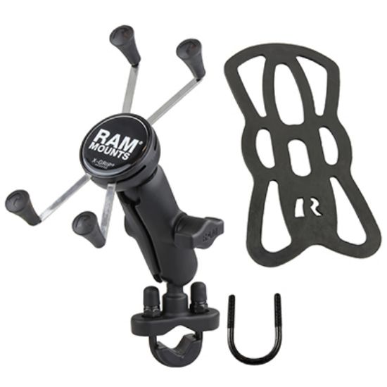 RAM® X-Grip® Large Phone Mount with Handlebar U-Bolt Base