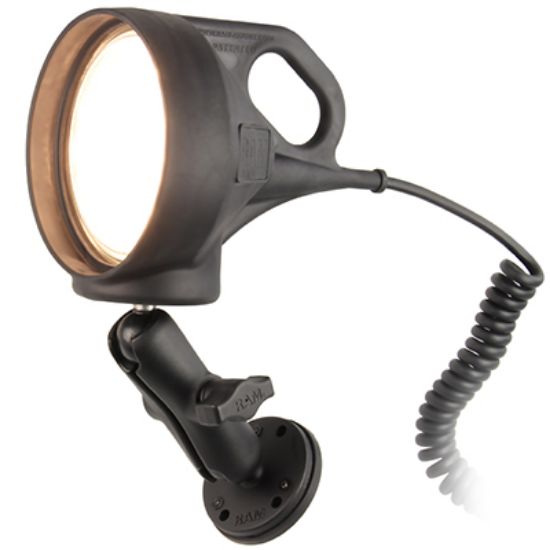 RAM® Magnetic Double Ball Mount with LED Spotlight