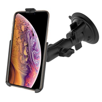 RAM® Twist-Lock™ Suction Cup Mount for Apple iPhone Xs Max, 7 & 6 Plus