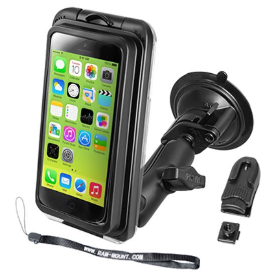 RAM® Aqua Box® Pro 20 for iPhone 5 with RAM® Twist-Lock™ Suction Cup