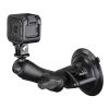 RAM® Twist-Lock™ Suction Cup Mount with Universal Action Camera Adapter