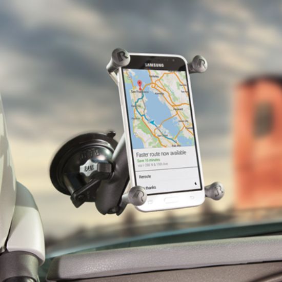 RAM® X-Grip® Large Phone Mount with RAM® Twist-Lock™ Suction Cup Base