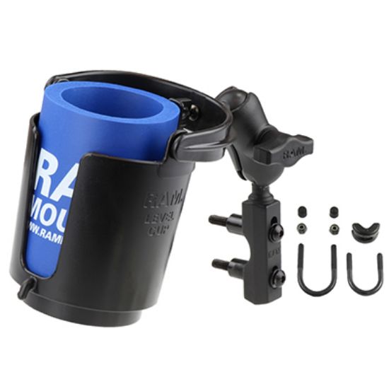 RAM® Level Cup™ 16oz Drink Holder with Brake/Clutch Reservoir Base