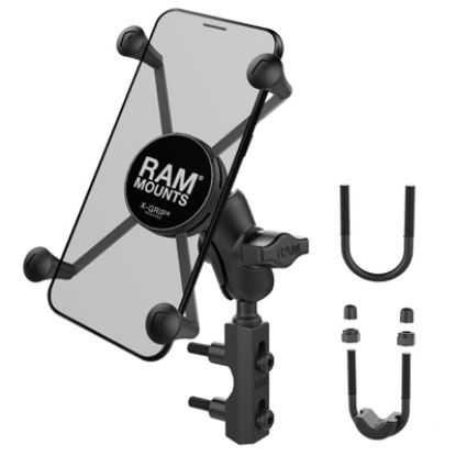 RAM® X-Grip® Large Phone Mount with Brake/Clutch Reservoir Base