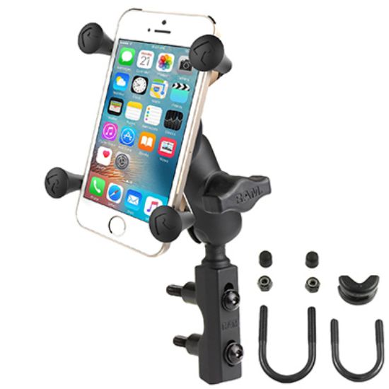 RAM® X-Grip® Phone Mount with Motorcycle Brake/Clutch Reservoir Base