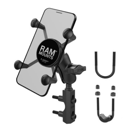 RAM® X-Grip® Phone Mount with Motorcycle Brake/Clutch Reservoir Base