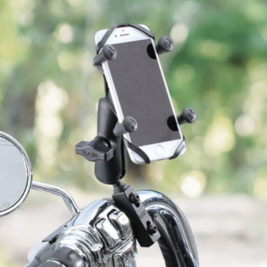 RAM® X-Grip® Phone Mount with Motorcycle Brake/Clutch Reservoir Base