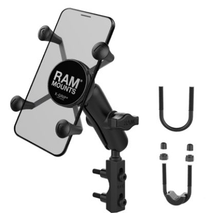 RAM® X-Grip® Phone Mount with Motorcycle Brake/Clutch Reservoir Base