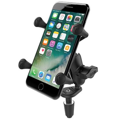 RAM® X-Grip® Phone Holder with Motorcycle Fork Stem Base