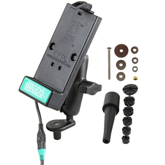 GDS® Universal Phone Dock with Motorcycle Fork Stem Base