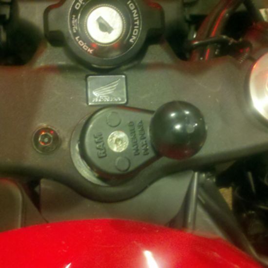 RAM® Finger-Grip® Universal Holder with Motorcycle Fork Stem Base