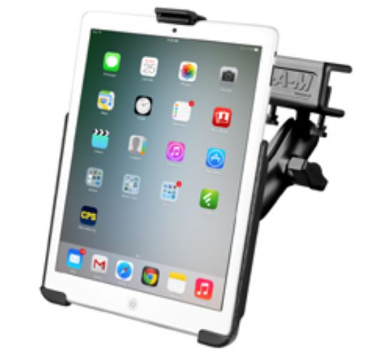 RAM® EZ-Roll'r™ for iPad mini Gen 1-3 with Glare Shield Clamp Base