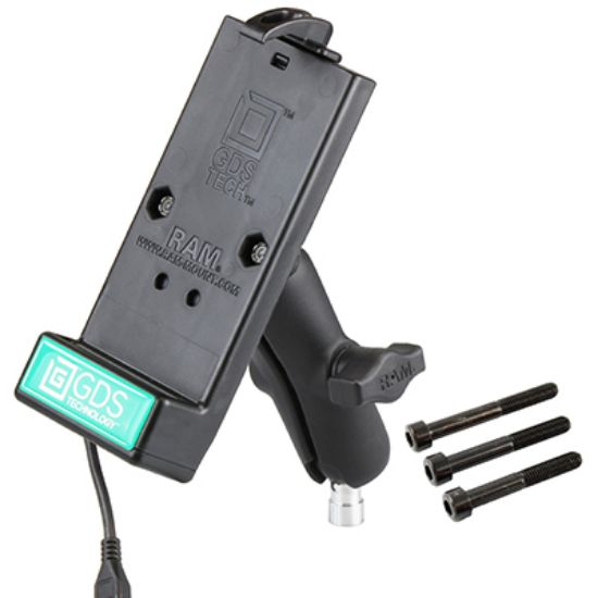 GDS® Universal Phone Dock with Motorcycle Handlebar Clamp Mount