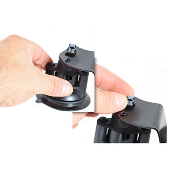 RAM® Twist-Lock™ Dual Pivot Suction Cup Base with Ball