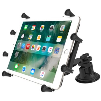 RAM® X-Grip® with RAM® Twist-Lock™ Pivot Suction for 9"-10" Tablets