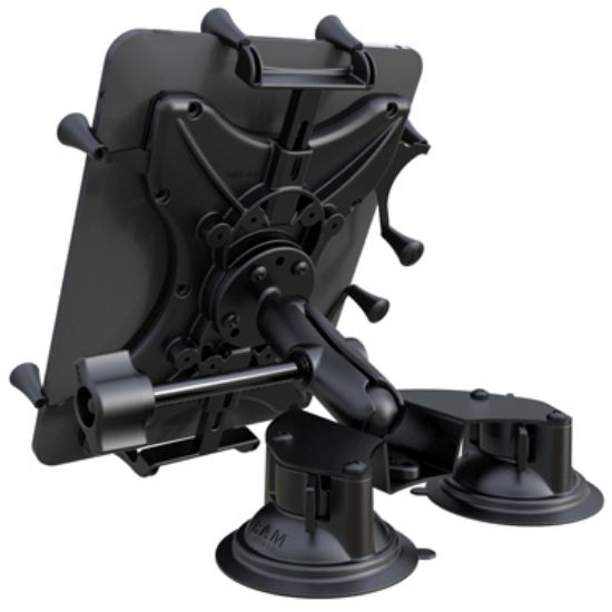 RAM® X-Grip® with RAM® Twist-Lock™ Dual Suction for 9"-10" Tablets