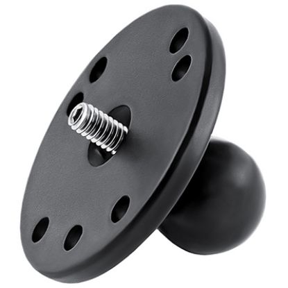 RAM® Ball Adapter with Round Plate and 1/4"-20 Threaded Stud