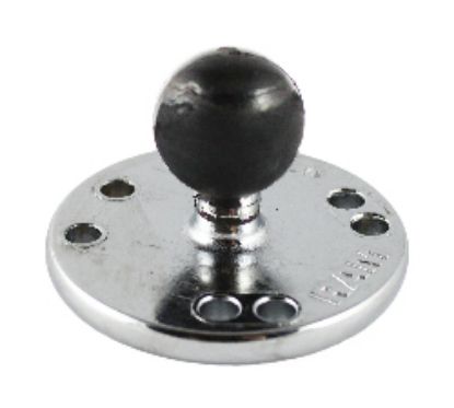RAM® Chrome Round Plate with Ball