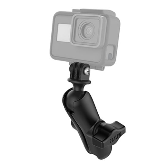 RAM® Double Socket Arm with Universal Action Camera Adapter