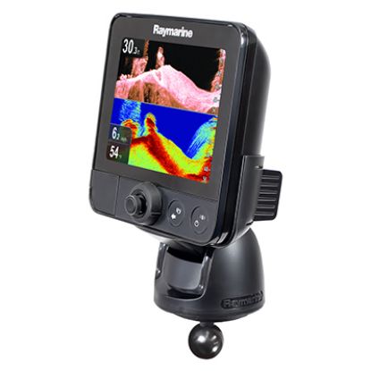 RAM® Ball Adapter with Hardware for Raymarine Dragonfly