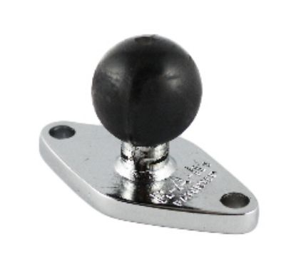 RAM® Chrome Diamond Ball Base