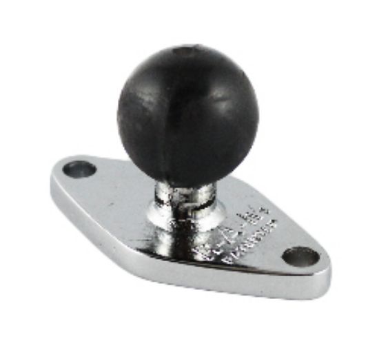 RAM® Chrome Diamond Ball Base