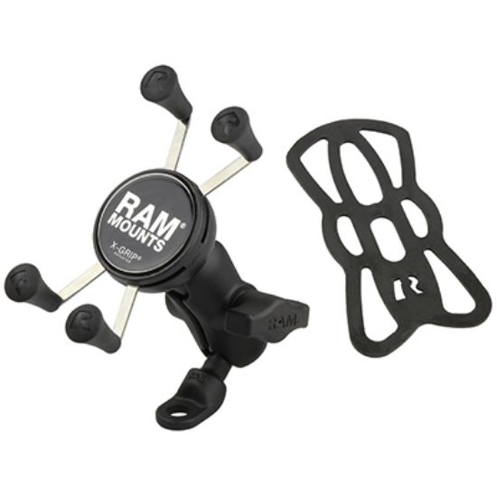 RAM® X-Grip® Phone Mount with 9mm Angled Bolt Head Adapter