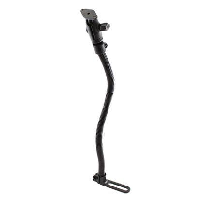 RAM® Pod™ I Vehicle Mount with 18" Aluminum Rod and Diamond Plate