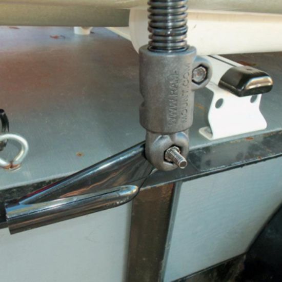 RAM® Transducer Mount with 18" Aluminum Rod and 2" x 2.5" Base