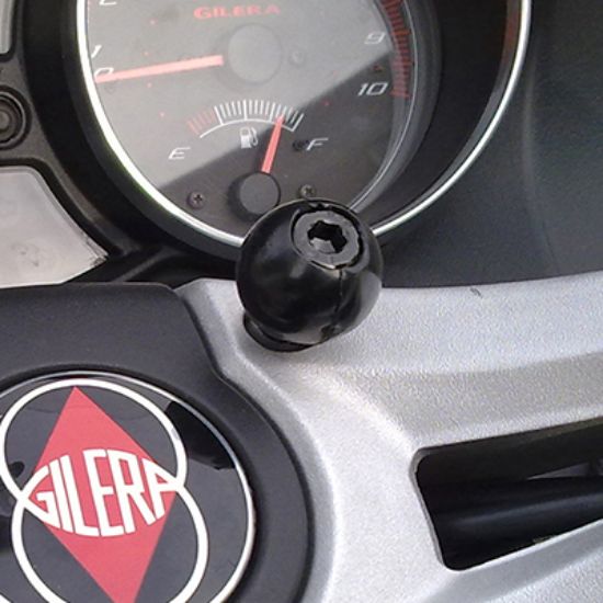 RAM® Motorcycle Handlebar Clamp Base with M8 Bolts