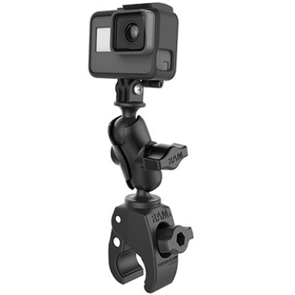 RAM® Tough-Claw™ Small Clamp Mount with Universal Action Camera Adapter