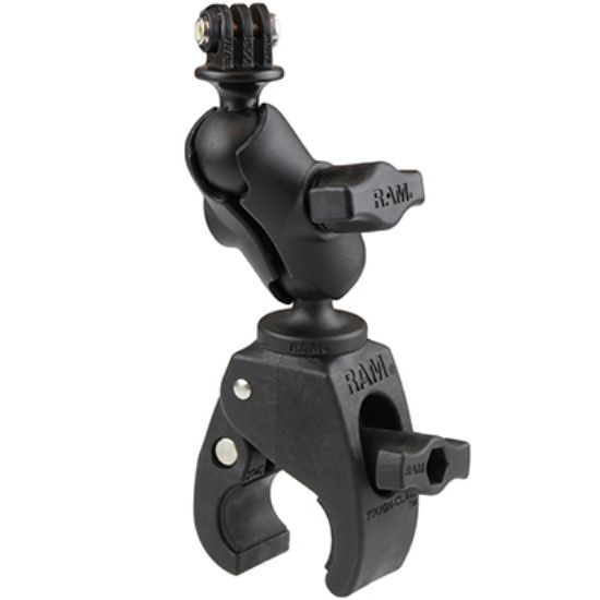 RAM® Tough-Claw™ Small Clamp Mount with Universal Action Camera Adapter