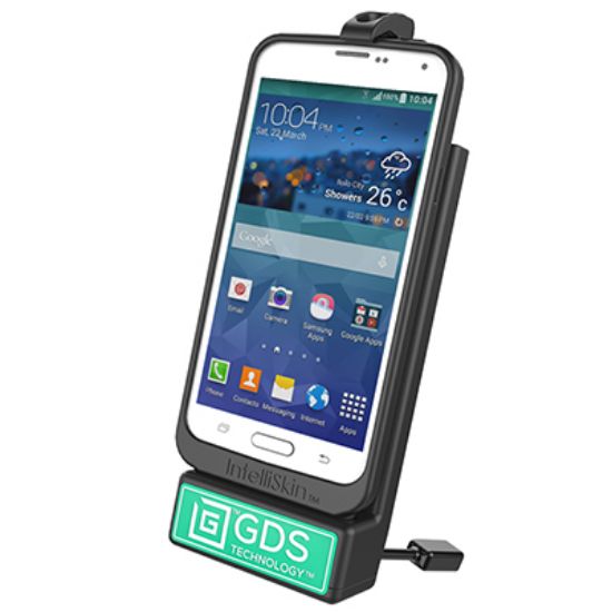 GDS® Powered Phone Dock with RAM® Tough-Claw™ Small Clamp Mount