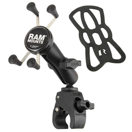 RAM® X-Grip® Phone Mount with RAM® Tough-Claw™ Small Clamp Base
