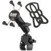 RAM® X-Grip® Phone Mount with RAM® Tough-Claw™ Small Clamp Base