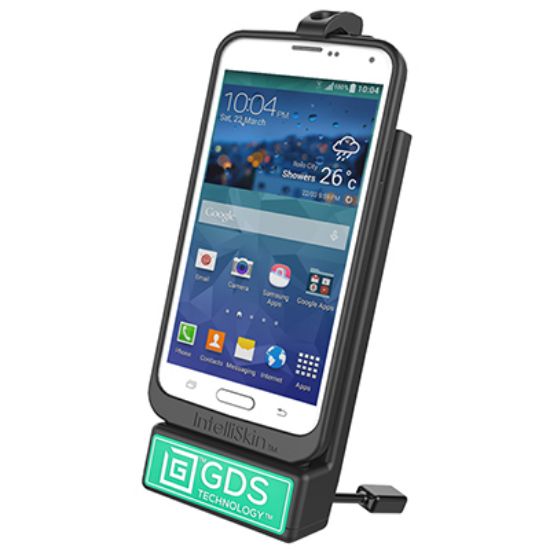 GDS® Powered Phone Dock with RAM® Torque™ Large Rail Base