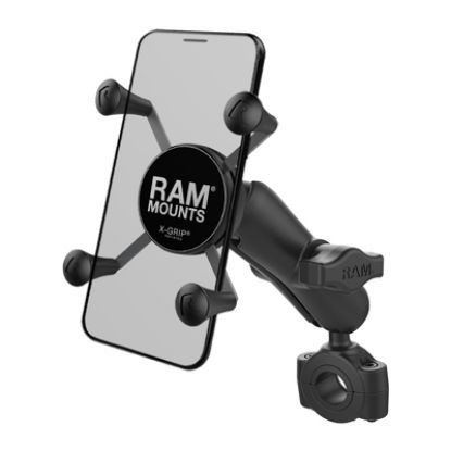 Pokaż szczegóły dla RAM® X-Grip® Phone Mount with RAM® Torque™ Medium Rail Base RAM® X-Grip® Phone Mount with RAM® Torque™ Medium Rail Base