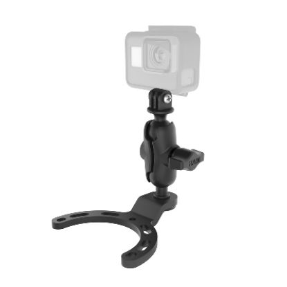 Pokaż szczegóły dla RAM® Small Gas Tank Mount with Universal Action Camera Adapter RAM® Small Gas Tank Mount with Universal Action Camera Adapter