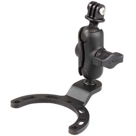 RAM® Small Gas Tank Mount with Universal Action Camera Adapter