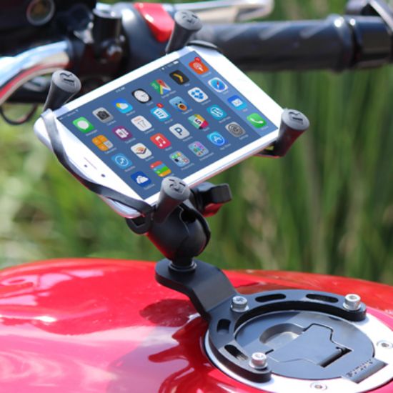 RAM® X-Grip® Large Phone Mount with Small Gas Tank Base