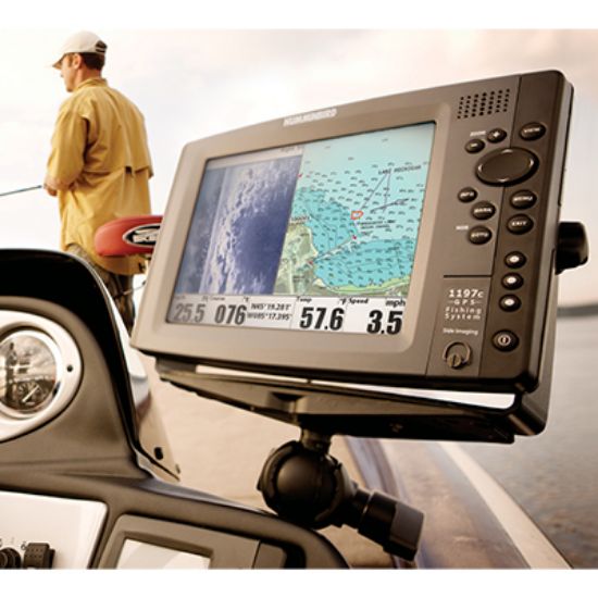 RAM® Large Marine Electronics Mount with Jam Nut