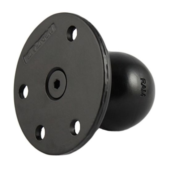 RAM® Large Round Plate with Ball & Steel Reinforced Bolt