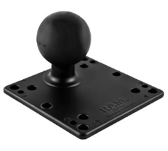 RAM® Steel Reinforced 100x100mm VESA Plate with Ball