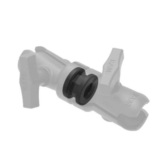 RAM® Aluminum Large Octagon Button Adapter