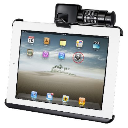 RAM® Latch-N-Lock™ Cradle for Apple iPad 1-4