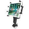 RAM® X-Grip® Mount with Double U-Bolt Base for 9"-10" Tablets