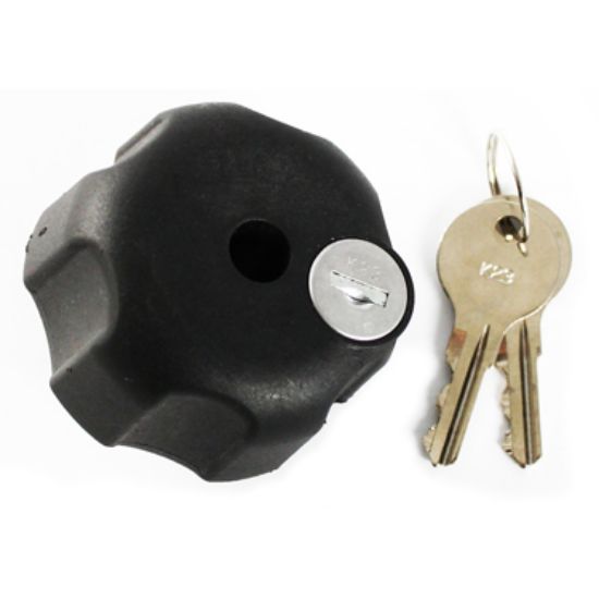 RAM® Key Lock Knob with Brass Insert for B Size Socket Arms