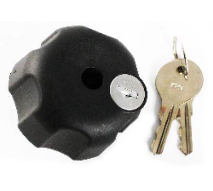 RAM® Key Lock Knob with Steel Insert for B Size Socket Arms